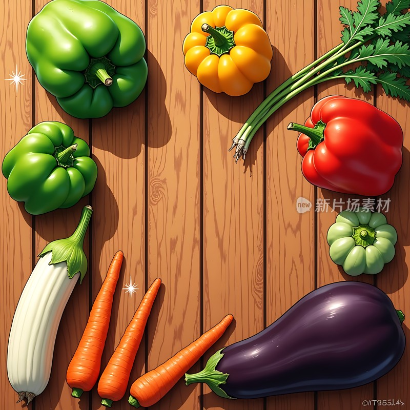 色彩缤纷蔬菜大集合