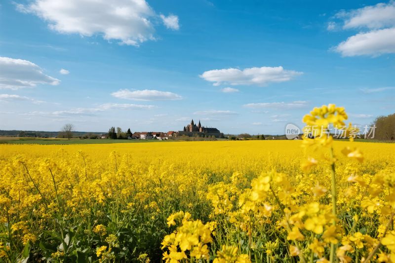 田园花田风景图