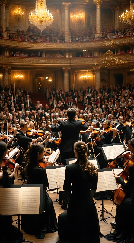 交响乐团现场演奏