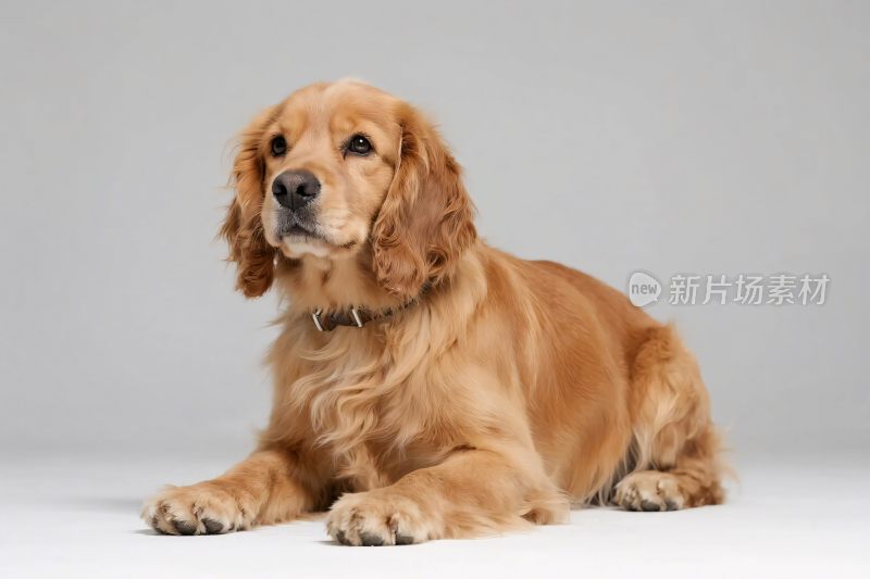 浅棕长毛犬特写