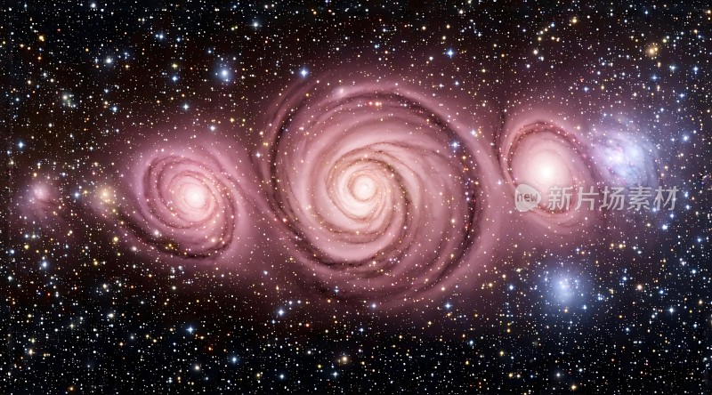 三螺旋星系之美