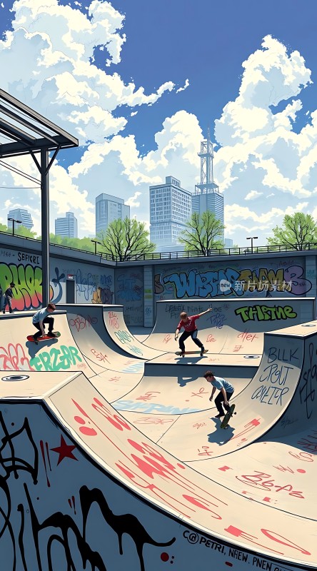 滑板公园风云际会