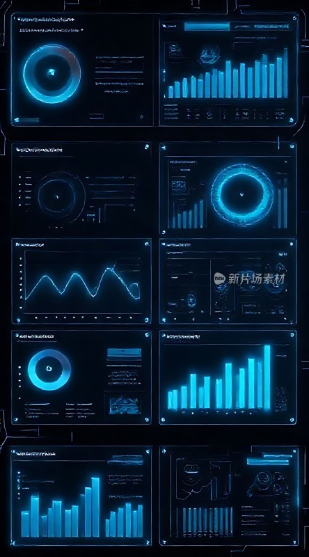 未来科技数据图表展示