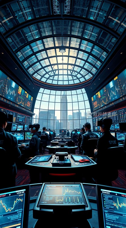 金融中心监控室