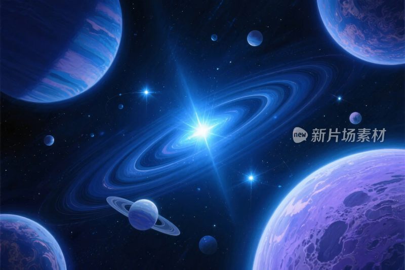 宇宙星空插画