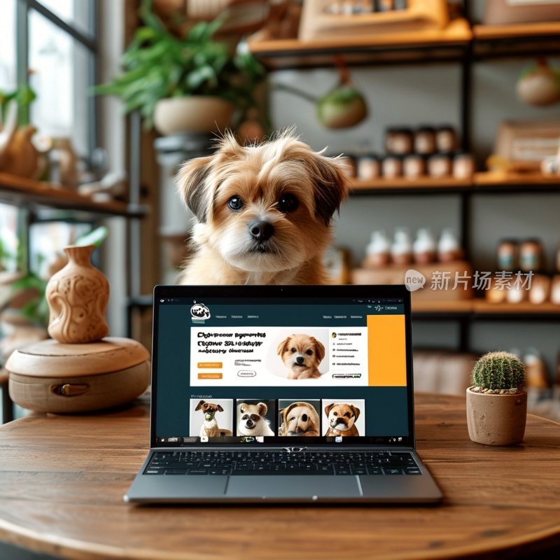 宠物店电脑广告