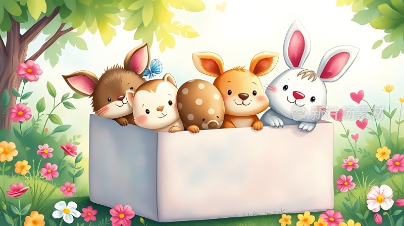 森林里的动物朋友们