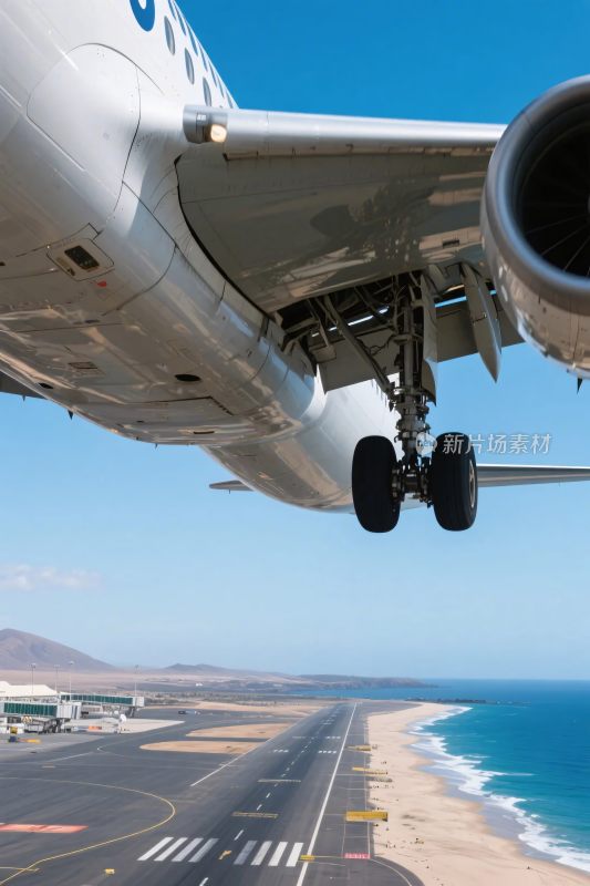 飞机低空飞行场景