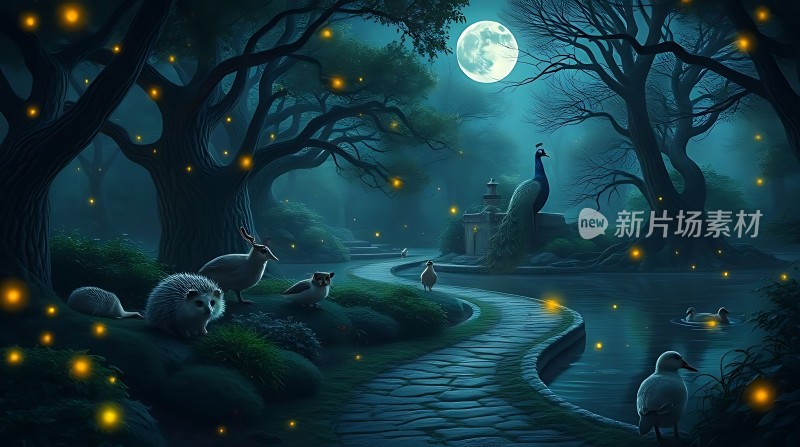 萤光夜游森林奇遇记