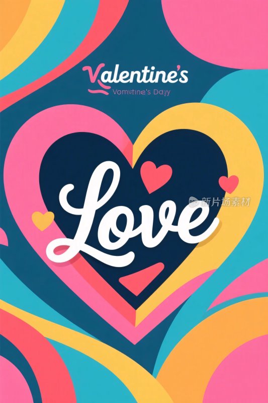 情人节爱心插画