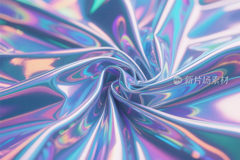 渐变螺旋光效布料