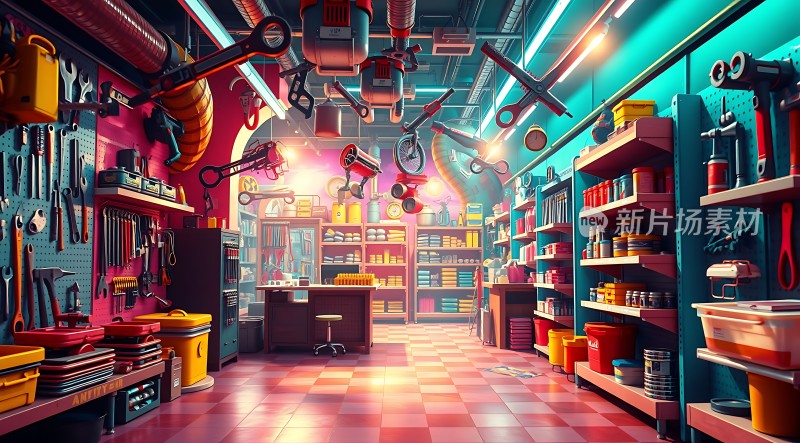 工具天堂色彩斑斓的工具世界