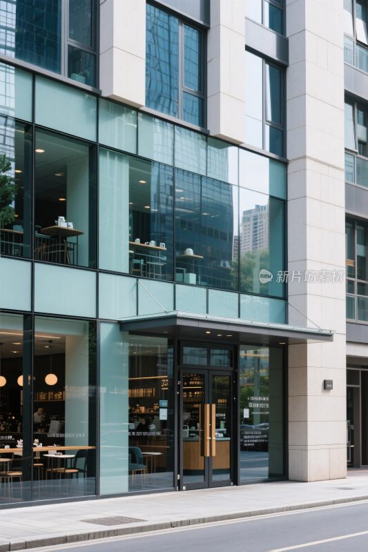 现代玻璃建筑外观