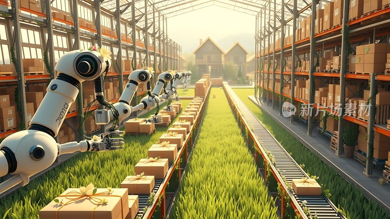 智能仓储机器人高效作业