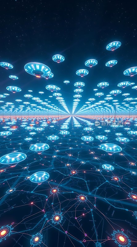 未来科技之城悬浮城市