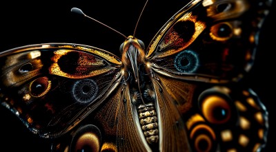 蝴蝶翅膀上的神秘眼睛图案 蝴蝶翅膀上的神秘眼睛图案