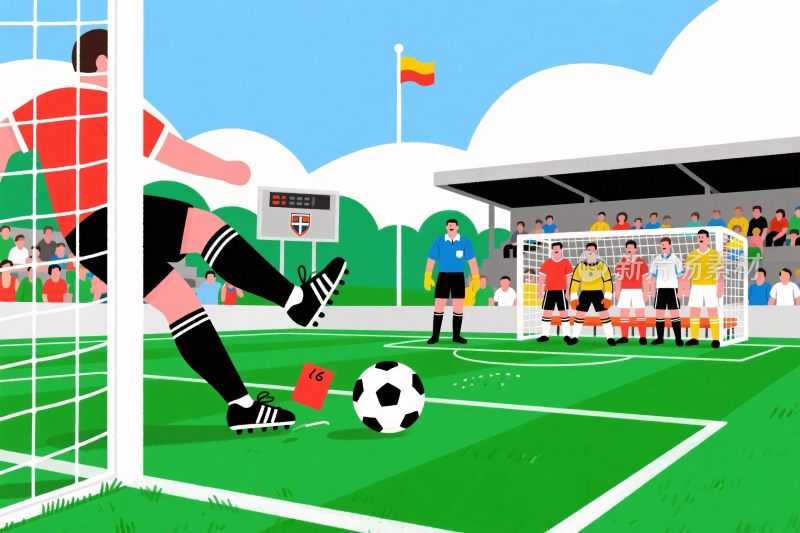 足球比赛插画场景
