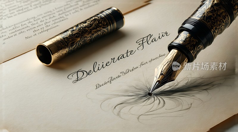 精致钢笔书写艺术