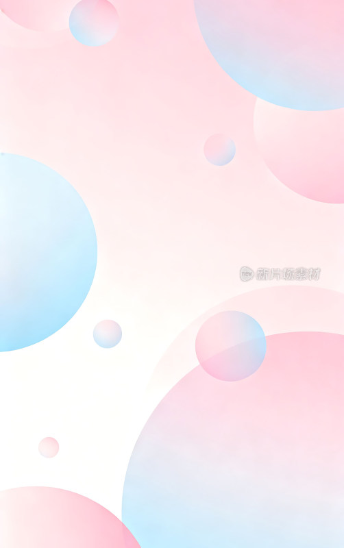 浅蓝粉色抽象艺术背景壁纸