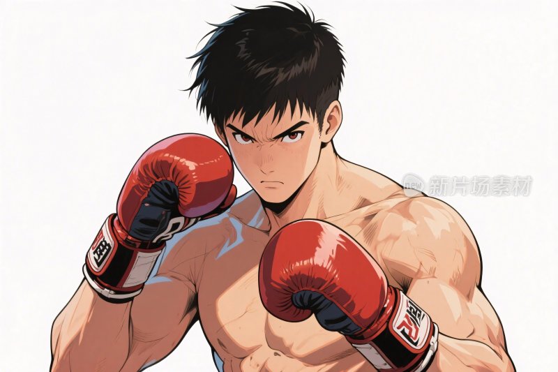 拳击动漫格斗角色