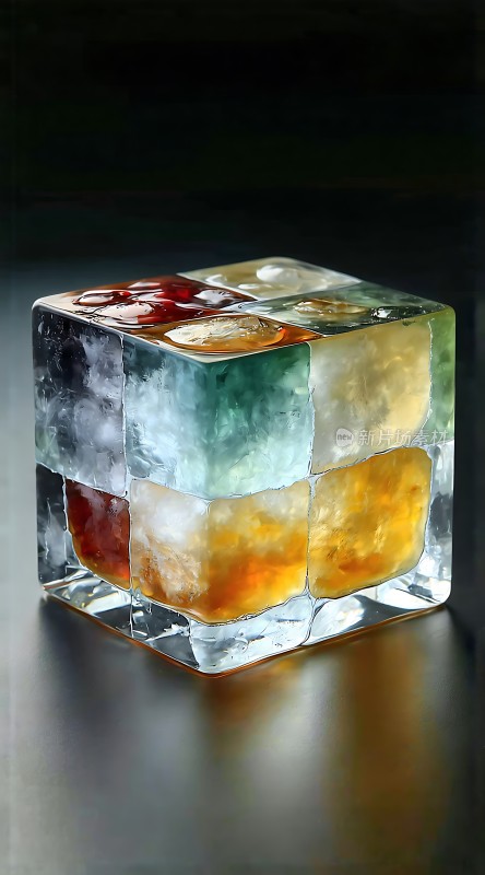 冰块中的宝石世界