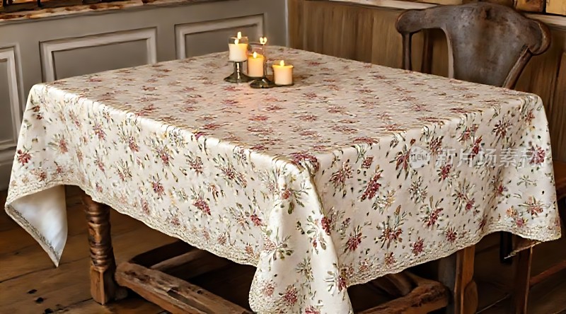 温馨餐桌布艺装饰营造浪漫氛围