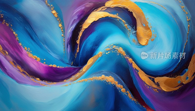 抽象色彩漩涡