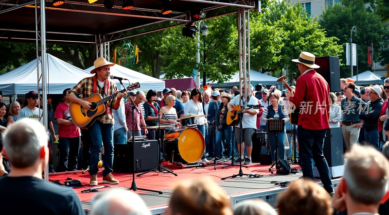 夏日音乐节上的精彩演出