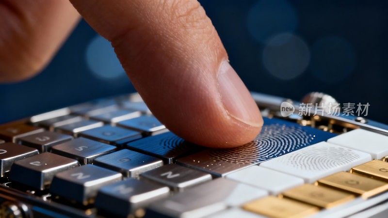 指纹识别键盘安全便捷