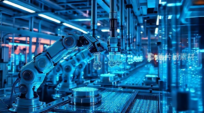 智能机器人生产线