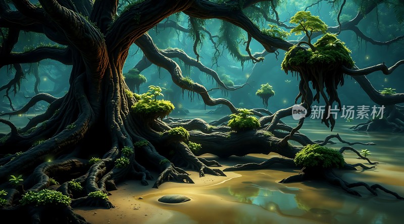 神秘森林秘境探险