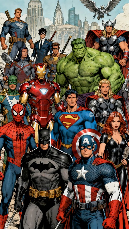超级英雄集结正义联盟显威！