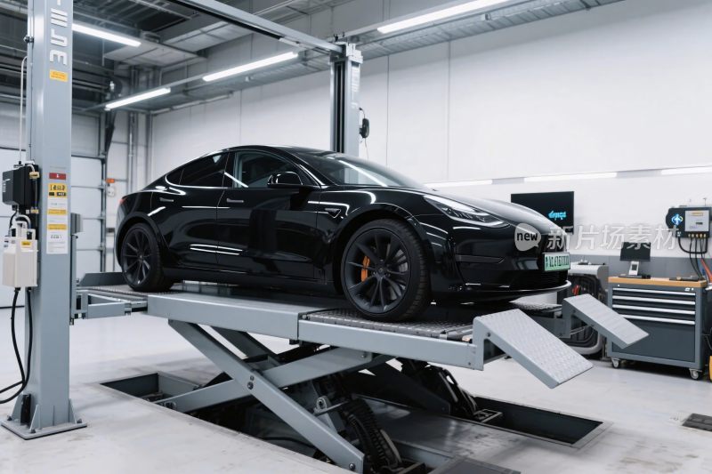 电动车维修车间场景