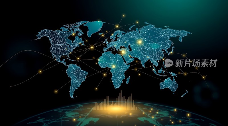 全球网络连接新片场素材
