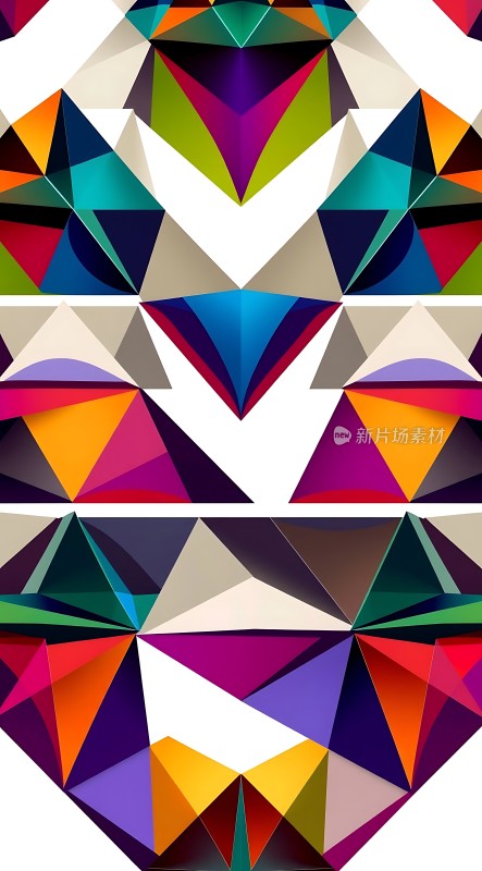 多彩几何图案