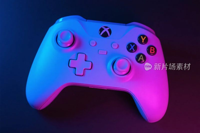 游戏手柄色彩光影