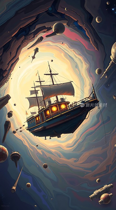 星际航行宇宙中的奇幻之旅