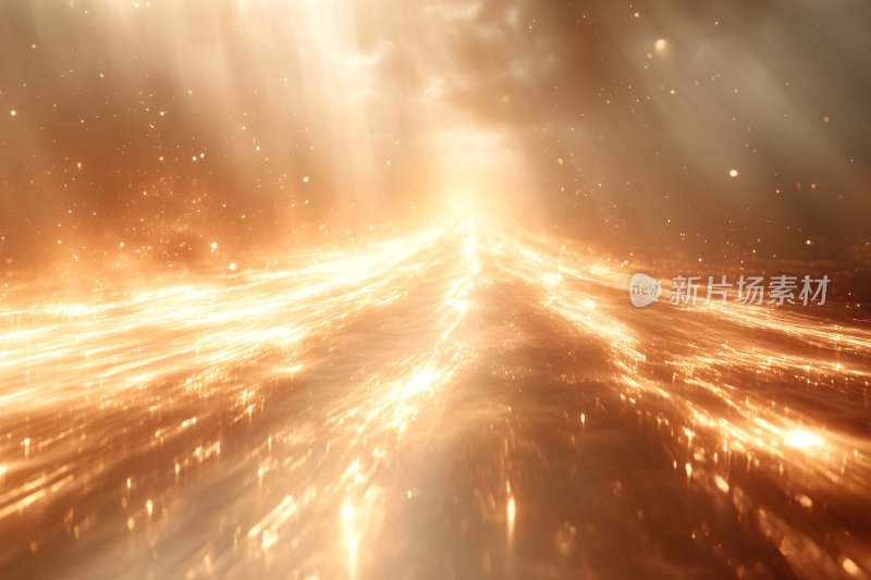 金色光线特效背景画面