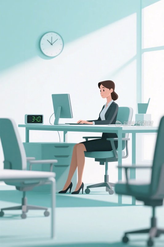 职场办公插画