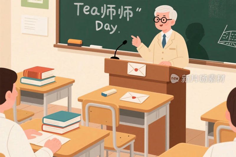 教师节教师授课场景