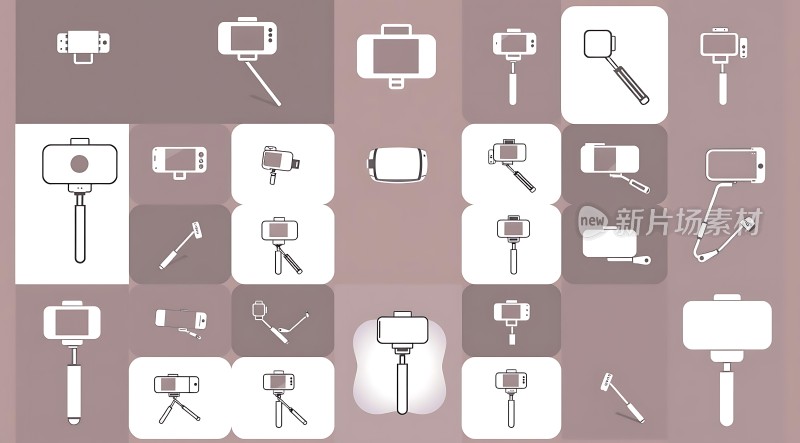 自拍杆与手机支架创意设计合集