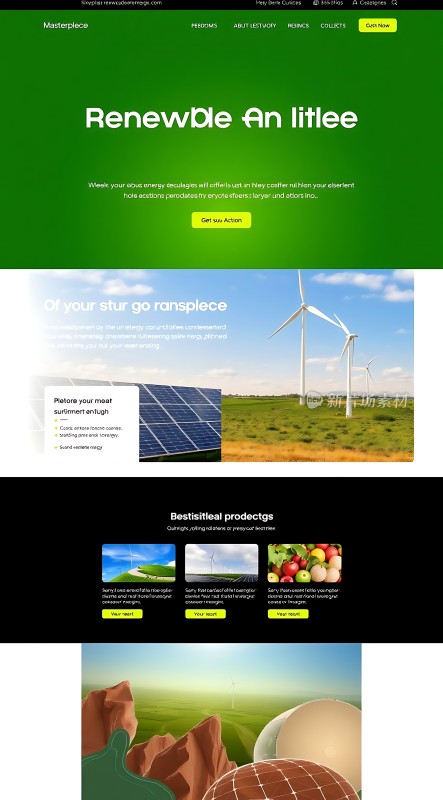 绿色能源可持续未来