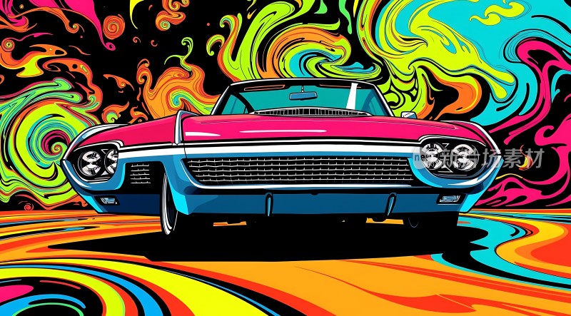 炫彩经典汽车艺术