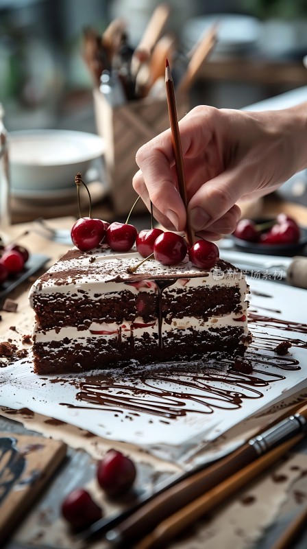 巧克力樱桃蛋糕
