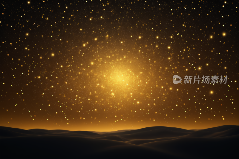 半夜一颗金星的星空高清背景图片