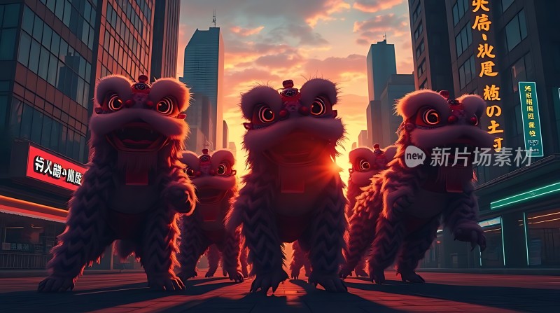 都市舞狮现代与传统共舞