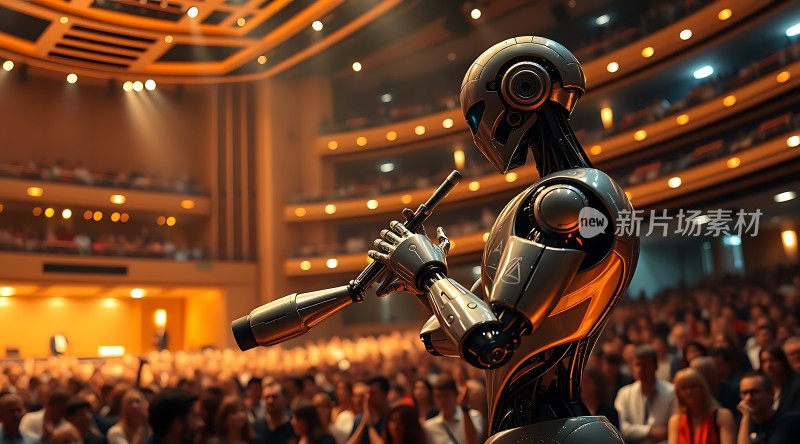 机器人演奏会现场