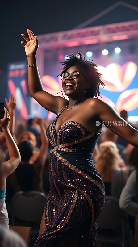 舞台上的璀璨女星