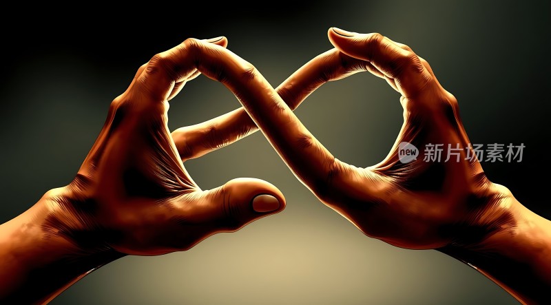 双手合十无限循环