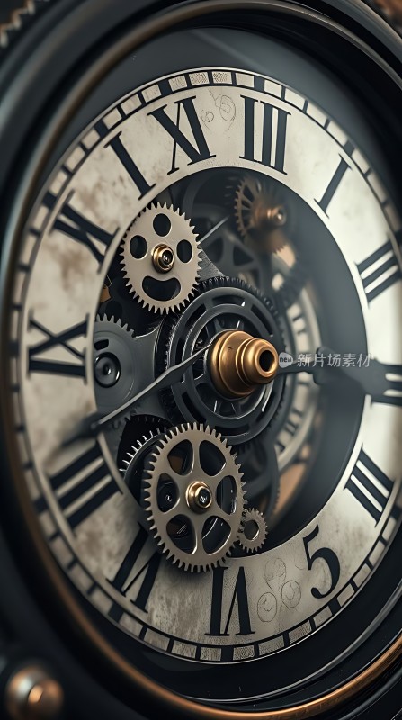 机械之美齿轮与时间的交响曲